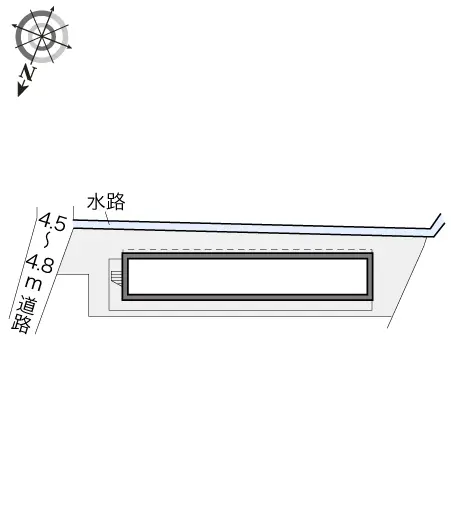 ★手数料０円★横須賀市林４丁目　月極駐車場（LP）